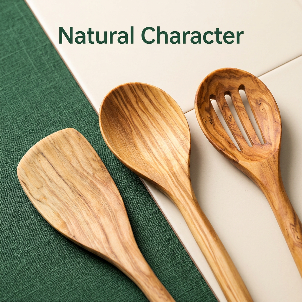 Wooden Kitchen Utensil Set, 3 Pieces | Soilmere – Soilmere.com